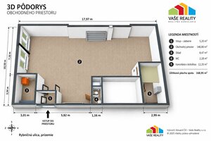 Na prenájom priestor, 169 m², Rybničná ul., BA – Vajnory, ihneď voľný — foto 12