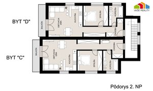 2 IZB BYT "D" 58,64 m2 + BALKÓN 6 m2, novostavba *SPA RESORT*  BANKA — foto 10