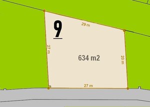 PREDAJ STAVEBNÝ POZEMOK 634 M² BOROVCE /VODA, ELEKTRINA, KANALIZÁCIA/ — foto 2
