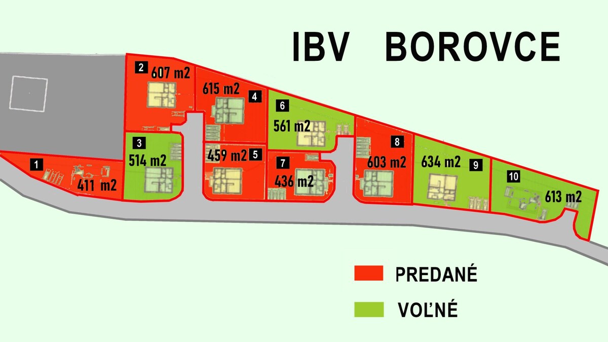 *REZERVOVANÉ* STAVEBNÝ POZEMOK 561 M² BOROVCE *VIDEO* — foto 3