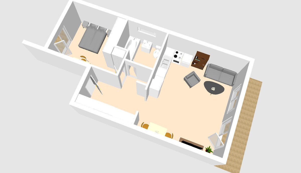 NA PREDAJ – 2-izbový byt 60 m2 v novostavbe RiverResort, Banka — foto 4