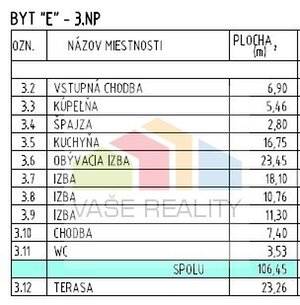 4-IZB BYT "E" 106,45 m2 + TERASA 23 m2, *SPA RESORT*  BANKA — foto 11