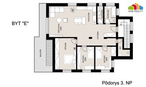 4-IZB BYT "E" 106,45 m2 + TERASA 23 m2, *SPA RESORT*  BANKA — foto 25