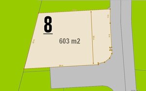 PREDAJ STAVEBNÝ POZEMOK 603 M² BOROVCE /VODA, ELEKTRINA, KANALIZÁCIA/ — foto 2