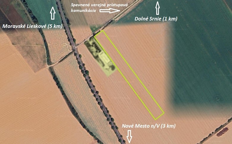 Investičný pozemok o výmere 17 261 m2 - len 3 km od Nového Mesta n/V — foto 3