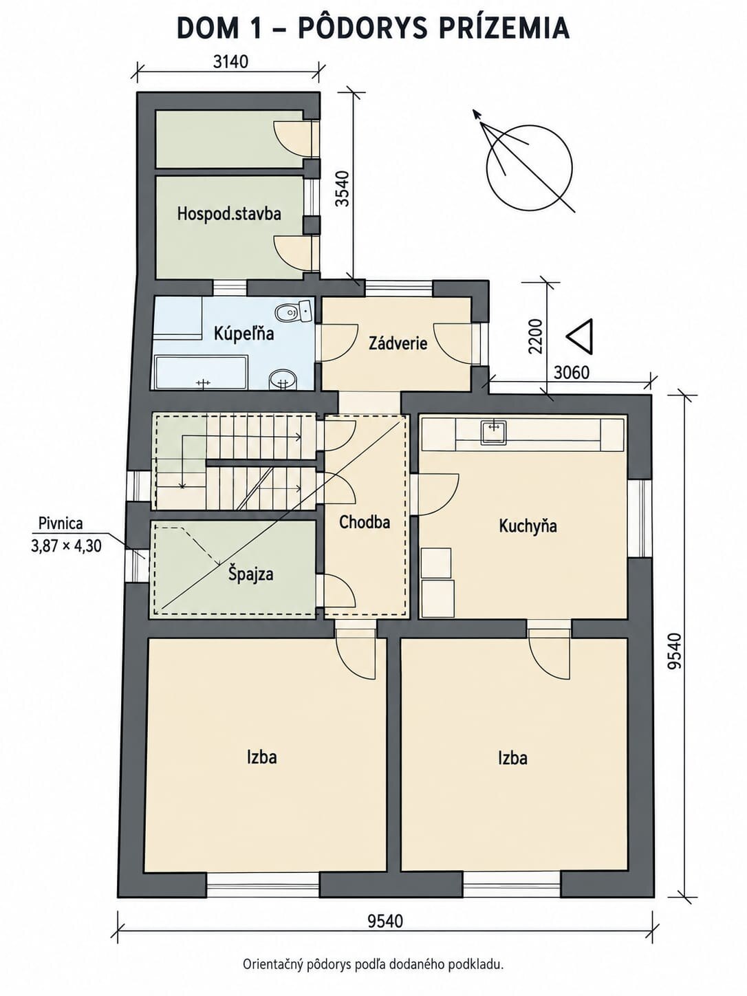 Dva rodinné domy,  na pozemku 763 m² – Horná Breznica — foto 12
