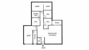 MODERNÝ 6-IZBOVÝ BUNGALOV S TERASOU A POZEMKOM 884 m² – RATNOVCE — foto 13
